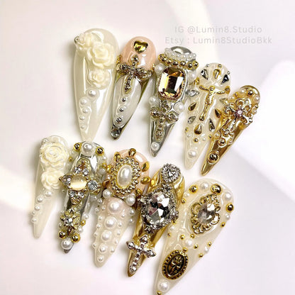 LM39 Luxury Gold and Pearl